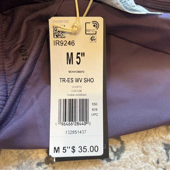 NWT adidas Men’s Training Essentials Woven Training Shorts - Purple/Violet - Picture 4 of 4